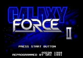 Galaxy Force II screenshot 4 for Sega Genesis
